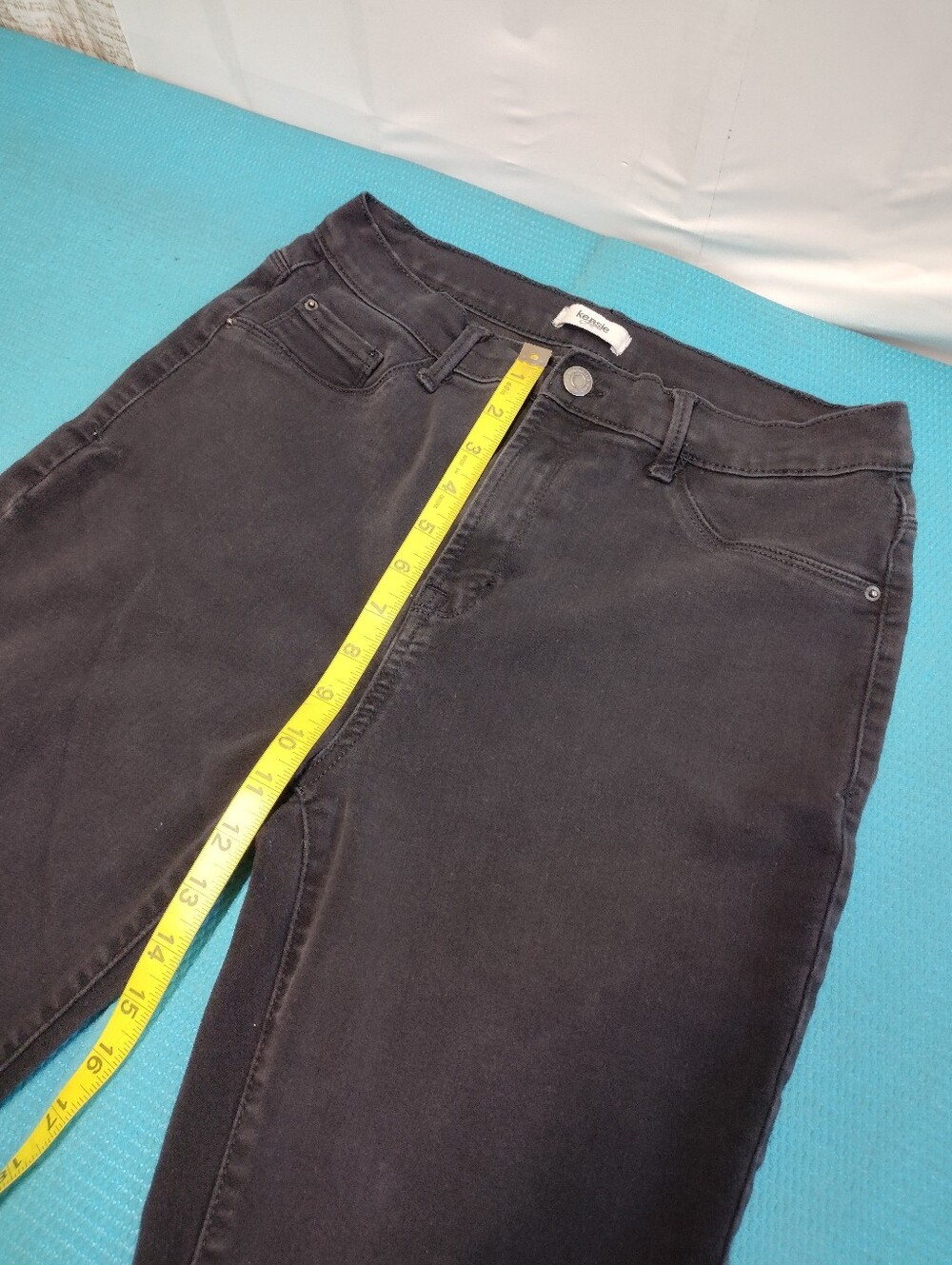 Kensie Black Stretchy Jegging Skinny Jeans High Rise 12 /31 - Picture 3 of 8